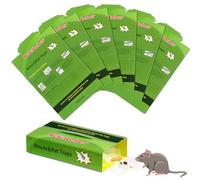 Rekatcher Pieges à Souris Efficaces 6 Pièces Colle Souris Piege a Rat Vert, Convient pour L'entrepôt de Cuisine