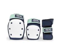 Rekd Protection Heavy Duty Triple Pad Set Blanc,Bleu XS Homme,Femme