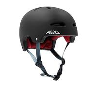 REKD Ultralite in-Mold Helmet Casque Skateboard Mixte Adulte, Noir, 57-59 cm