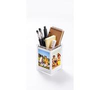 Rekeen Cadre photo en acrylique, conçu pour Fujifilm Instax Mini, Polaroid 5,1 x 7,6 cm. Les deux porte-stylos, fonction boîte de rangement Deaktop, matériau transparent, petit et pratique.