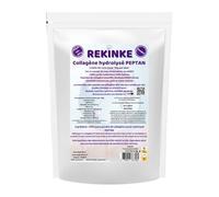 REKINKE - Pure poudre de collagène bovin hydrolysé 2000 Daltons Type 1 PEPTAN 300g - Riche en Acides Aminés et Glycine