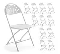 Rekkem 12 chaises Pliantes de réception ajourées