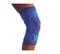 Rekordsan Genouillère Elastique Thermotex Réglable avec For/Baleines Couleur Blue Taille 3