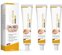 Rekulo Lot de 3 crèmes anti-rides au venin d'abeille 2026, crème de soin de la peau et crème anti-âge pour le visage avec sérum raffermissant au poison d'abeille 2026, pour tous les types de peau