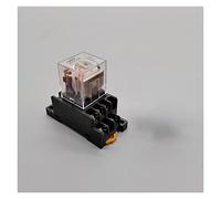 Relais 1 pièces Hh63p LY3 Ly3nj JQX-13F relais 220V 24V 12V 12V AC/DC 10A 11 broches argent solénoïde Micro relais avec Base Pièces détachées (Color : Ac220, Size : A set)