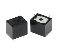 Relais 10 pièces 5V 12V 24V 20A relais de puissance cc SRA-05VDC-CL SRA-12VDC-CL SRA-24VDC-CL Type carte PCB 5 broches en Stock Automobile noir(SRA-12VDC-CL)