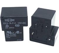 Relais 10 pièces de Puissance 832A-1A-FC-12VDC 832A-1A-FC-12V 832A-1A-FC DC12V 4PINS 30A 12VDC