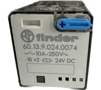 Finder Relais enfichable 60.13.9.024.0074 – 24 V/DC, 10 A, 3 inverseurs (RT) – 1 pc