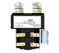 Relais 12 V 24 V 36 V 48 V 60 V 72 V Contacteur de batterie Contacteur CC for chariot élévateur CZW 100 A Normalement ouvert(Coil voltage 96VDC)