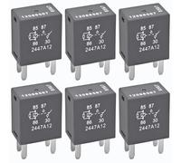 Relais 12088567 8567 (lot de 6), relais automobile haute performance 12088567 compatible avec Buick Cadillac Chevrolet GMC Pontiac Ecm clignotants Strater Klaxon d'allumage