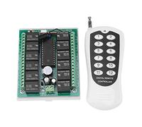 Relais 12V, 12 Canaux, TéléCommande RF sans Fil, Commutateur émetteur et Récepteur, Commande pour la Domotique