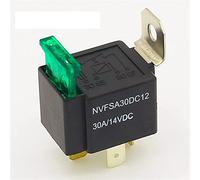 Relais 4 broches 30a relais automatique avec fusible, tension de bobine 1 2VDC