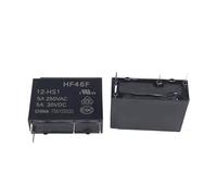 Relais à 4 broches HF46F 12-HS1 12VDC, 1 pièce, 12-HS1T G5NB