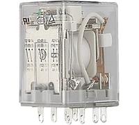 Relais à haute puissance de relais intermédiaire électromagnétique CR-MX024DC2L CR-MX230AC2L MY2NJ DC12V DC24V AC110V AC220V 8 pieds(CR-MX110AC2L AC110V)