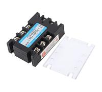 Relais à Semi - Conducteur Triphasé SSR - 3 D4840 40A DCAC 480V, Boîtier en ABS - Haute Fiabilité, Résistance aux Environnements Rudes, Idéal pour Automatisation Industrielle