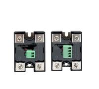 Relais à semi-conducteurs 10A 25A 40A DC à AC, monophasé, double commande, sortie ou 24-480VAC, 1 pièce(Single control,40A)