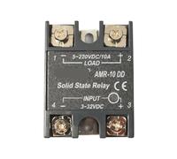 Relais à semi-conducteurs DC à DC 12V 24V VDC, entrée 200VDC, régulateur de tension de charge, transformateur de Protection de puissance 10A 25A 40A 60A 100A SSR(AMR-100DD (100A))