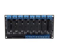 Relais à Semi-conducteurs Module de Relais 5V 2A 8 Canaux Déclencheur de Haut Niveau avec Fusible Résistif