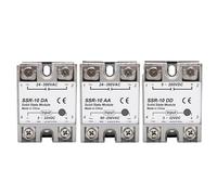 Relais à semi-conducteurs monophasé SSR-25DA SSR-DA/AA/DD, entrée 3-32vdc, sortie 24-380vac for le contrôle de la température PID, 1 pièce(AC-AC,60A)