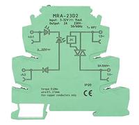 Relais à semi-conducteurs, MRA-23D2 3-32VDC 2A 25Hz, module de relais ultra-mince de 6,2 mm Carte de relais à semi-conducteurs TRICA Thyristor bidirectionnel