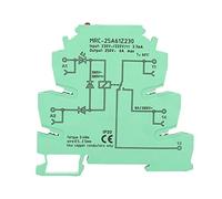 Relais à semi-conducteurs MRC-25A61Z230 PLC Module de relais d'interface de électromagnétique Entrée 230VAC/220VDC 1NO 1 NC Avec indicateur d'état d'entrée LED