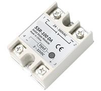 Relais à semi-conducteurs SSR-100DA, 5 pièces, entrée 100A 3-32VDC, sortie 24-380VAC, Module de commande DC à AC, qualité industrielle