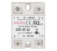 Relais à semiconducteurs Pour processus d'automatisation industrielle 40A Entrée 90-250V AC Sortie 24-480V AC SSR-40AA 3 pôles