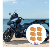 Relais Auto Étanche 6 Pièces 8 Broches Dc5V 2A Pour Voiture Moto Camion Bateau Multifonction Orange