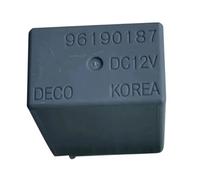 Relais automobile 1/2 pièces, # 96190187 12 V 4 broches, compatible avec F&o&r&d, Buick Regal, C&he&v&ro&l&e&t, pièces de véhicules.(Black 1PCS)