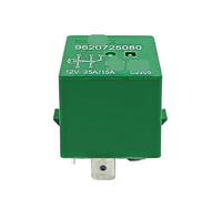 Relais automobile 5 broches 12 V, 1/2 pièces, n° 9620725080, compatible avec C&i&t&r&o&ë&n C4 C2 C5 Picasso Sena 206 307 407 508(Green 1PCS)