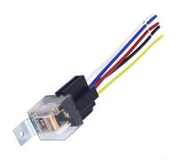 Relais automobile DC 12 V 24 V 80 A avec configuration 4 broches et 5 broches compatible avec les prises JD1914 JD2914 pour contrôle de circuit de véhicule (12 V 5 broches)