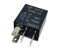 Relais automobile HFV6 012HL-TR 12VDC 4 broches 30A, 1 pièce
