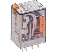 Relais auxiliaire embrochable 4 RT 8A - Type AC - 24 V - Série 55 - Finder