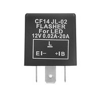 Relais, CF14 JL-02 Relais Flash Flash 3 broches LED pour clignotant Hyper Flash Fix 12V pour équipement électronique, équipement semi-conducteur une puissance de 0,1 à 150 W