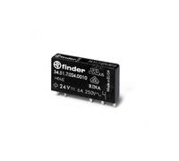 Relais CI 1RT 6A 24V DC sensible faible épaisseur AgNI 197968 FINDER 34517024001