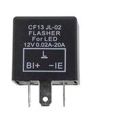 Relais clignotant de voiture à 3 broches pour clignotant LED, décodeur hyper flash 12 V avec fréquence 90/min, compatible avec Acura pour BMW, Cadillac, Chevrolet, Dodge pour Ford, Honda, Hyundai