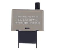 Relais clignotant électronique à LED 8 broches, relais de clignotant LED pour moto, relais de clignotement réglable de 60 à 120 BPM avec boîtier en ABS pour voyants LED 12,8 V DC