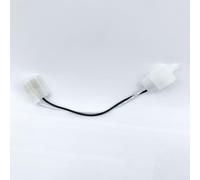 Relais clignotant électronique LED à 2 broches avec fréquence de clignotement réglable pour moto et scooter comme remplacement direct contre l'hyperclignotement noir orange (normal)