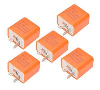 Relais Clignotant LED 5Pcs/Set 12V 2 Pin Signal Indicateur pour Motos et Vélos