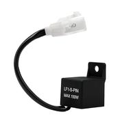 Relais Clignotant Led Moto 12V 2 Broches LF1-S-PIN Max 150W, 2 Pin Clignotant Relais Universel, Centrale Clignotant LED Moto 2 Broches 12 V Relais pour Moto et Voitures