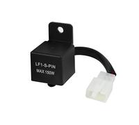 Relais Clignotant LED Moto 2 Broches 12V, Centrale Clignotant Moto Universel, Compatible LED et Halogène, Fréquence Stable 0,1 à 150 W, Étanche, Convient Motos, Scooters, Cyclomoteurs et Quads