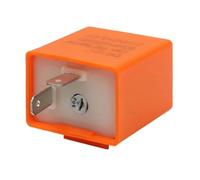 Relais Clignotant Relais Clignotant Moto À 2 Broches Fréquence Clignotant Réglable Indicateur Clignotant Accessoires Moto(Orange)
