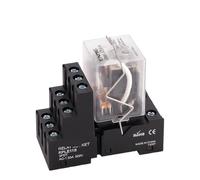 Relais compact haute puissance G30F 30 A, 12/24 V CC et 220 V CA, avec base de montage, 3 + 1 base isolée de type cage, LED d'état(G30F-2ZLD-A 12V)