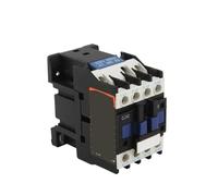 Relais contacteur magnétique for moteur triphasé, 12 A, 3 pôles, 1 NO, CA 24 V, 110 V, 220 V, 380 V, bobine CJX2-1210, 3P + 1 NO, montage sur rail standard(220V)