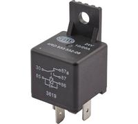 HELLA Relais, courant de travail - 24V - 5pôle - Relais inverseurs - avec support/avec diode de suppression - 4RD 933 332-081