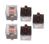 Relais d'alarme automobile 12 V CC 100 A 5 broches SPDT, coque transparente, lumière verte, 5 pièces Controls Relays