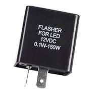 Relais de clignotant 2P 12 V universel électronique à fréquence réglable, résistance(36V)