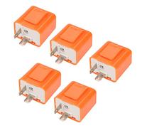 Relais de Clignotant à 2 Broches, Relais de Clignotant à 2 Broches 5pcs 12V, Relais de Clignotant à LED, Clignotant Réglable Hyper Flash, Clignotant, Démarreur
