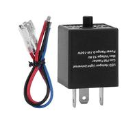 Relais de clignotant électronique de signaux, clignotants électroniques automobiles | Relais clignotant étanche - Relais de lampe d'avertissement réglable haute performance pour diverses motos