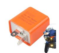 Relais de clignotant - Indicateur LED 12 V à 2 broches, relais de vitesse réglable | Module de clignotant électronique pour moto, scooter, VTT, remplacement étanche et durablepour le contrôle du flas